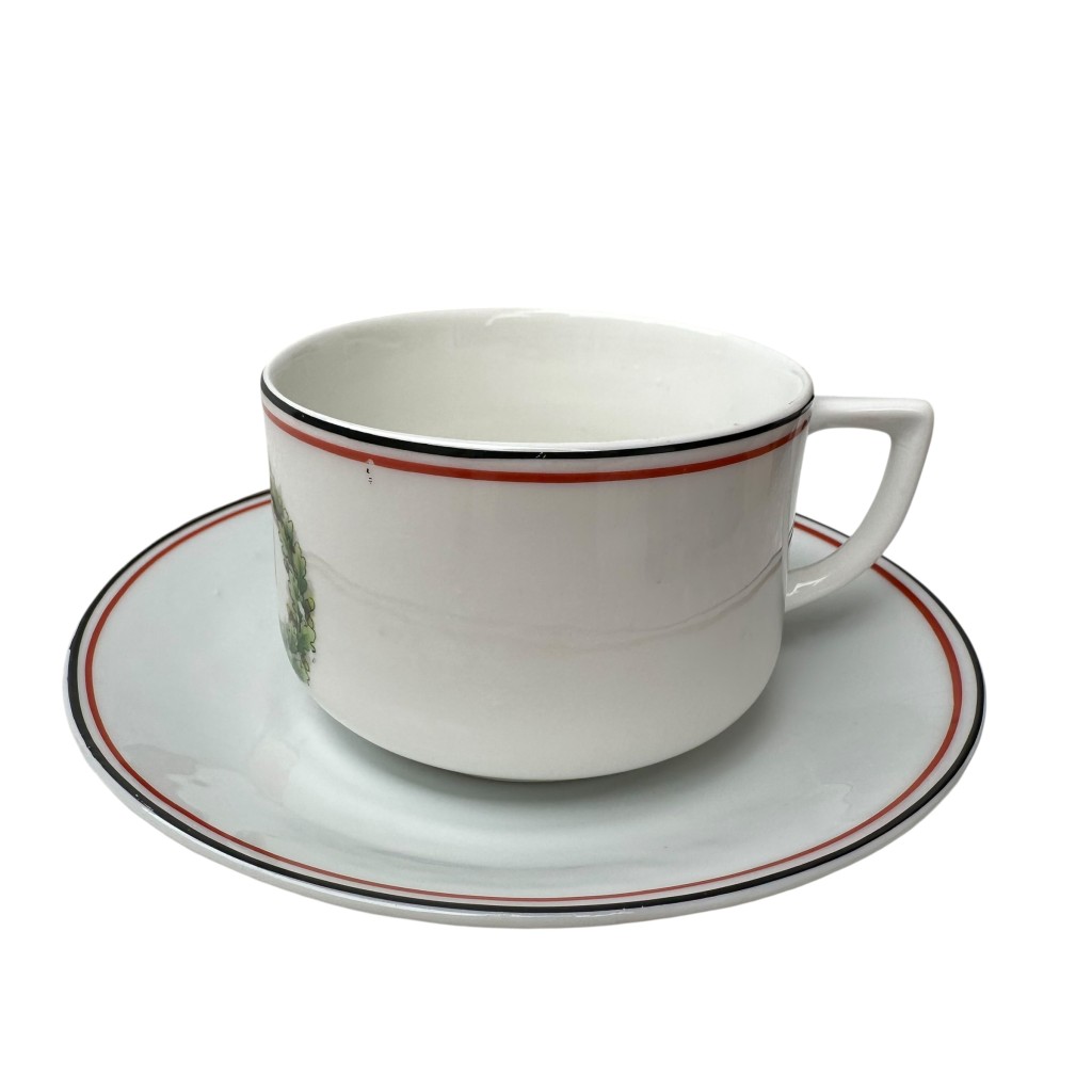 Original WW1 German army porcelain cup and saucer - Image 3