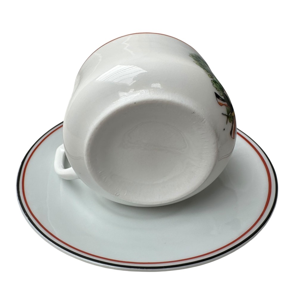 Original WW1 German army porcelain cup and saucer - Image 5