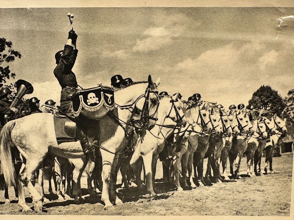 Original WWII German Waffen-SS postcard 'SS-Kavalleriedivision' - Image 2