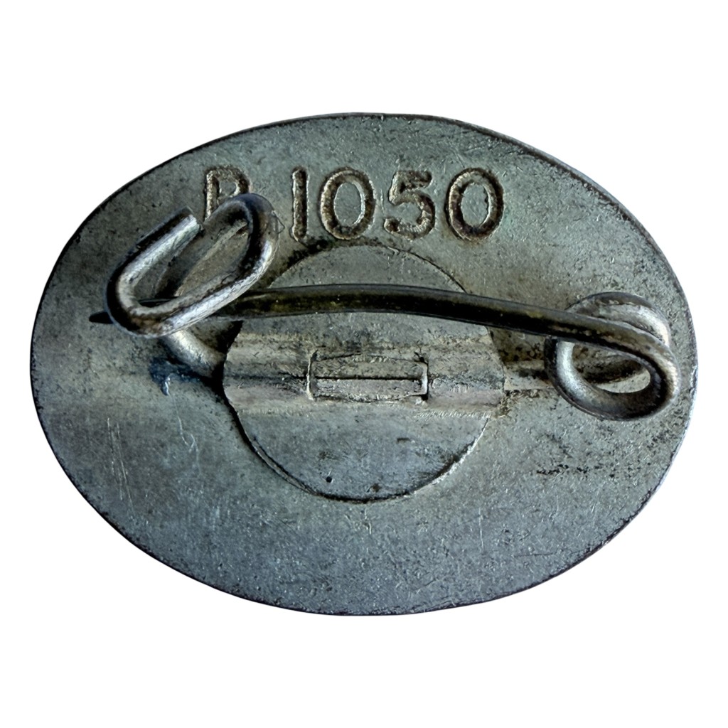 Original WWII Dutch SS BL 'Begunstigde Leden' enameled pin - Image 2