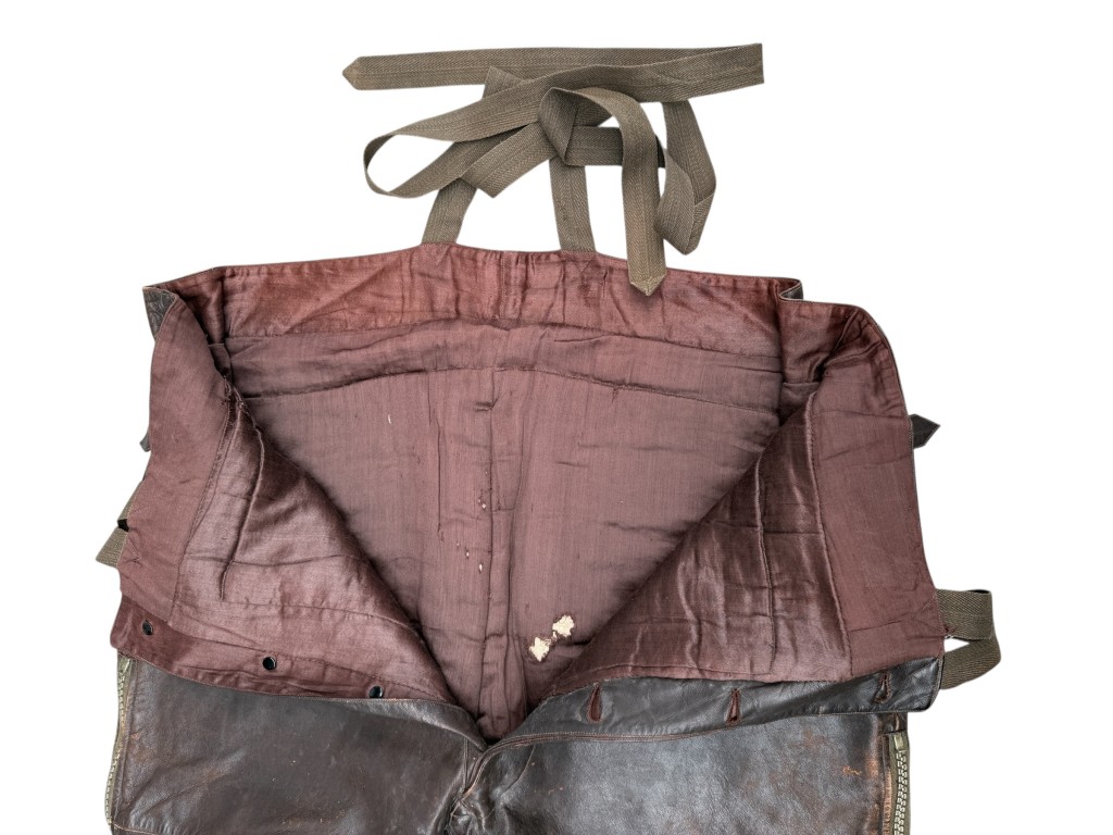 Original Pre 1940 Dutch/French 'Luchtvaartafdeeling' flight trousers - Image 5