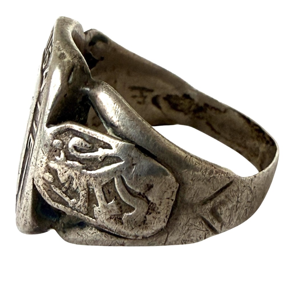 Original Pre 1940 Dutch army silver mobilisatie ring - Image 2
