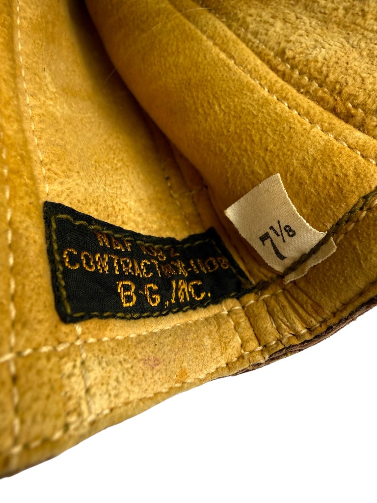 Original WWII USN NAF 1092 Flight Cap - Image 6