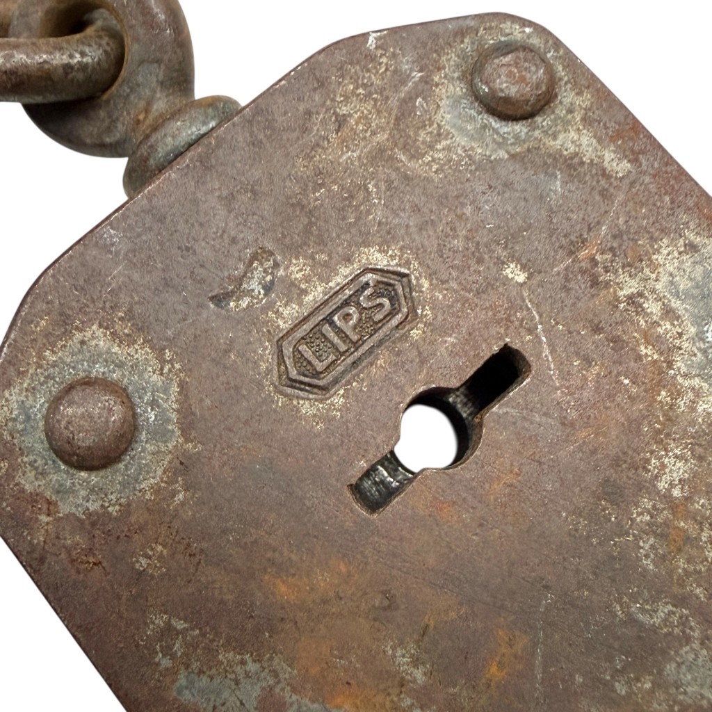 Original WWII Dutch police handcuffs manufactured by Lips in Dordrecht - Image 4