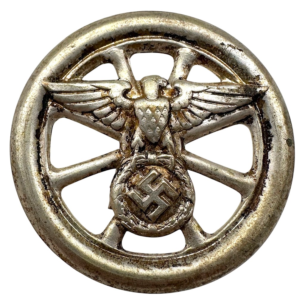 Original German NSKK driver sleeve badge steering wheel insignia WWII National Socialist Motor Corps