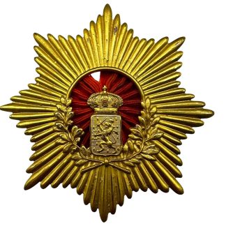 Originele KNIL helmplaat model 1894 tropenhelm Koninklijk Nederlands-Indisch Leger helm embleem Nederlands-Indië