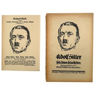 Original 1924 German brochure Adolf Hitler Sein Leben -Adolf-Viktor von Koerber