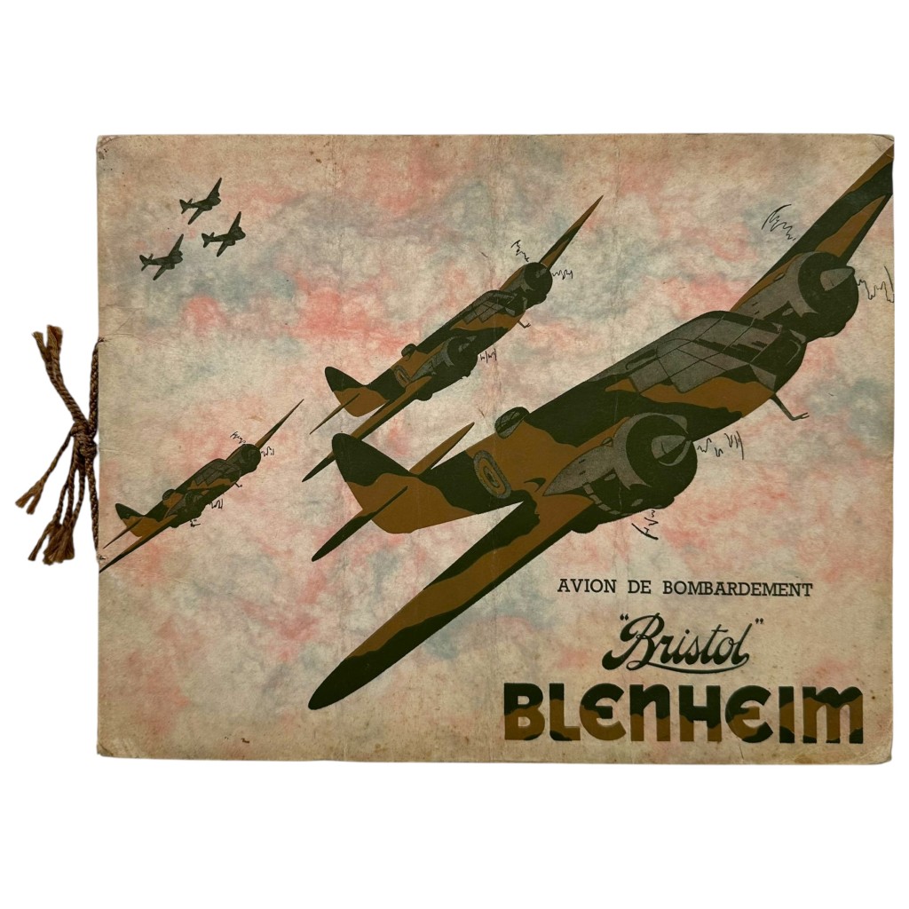 Original Bristol Blenheim bomber brochure late 1930s Bristol Aeroplane Company pre WW2 aviation catalog RAF aircraft documentation