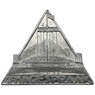 Original 1939 Dutch NSB 'Hagespraak' pin - nationaal socialistische beweging in nederland - collaboratie object