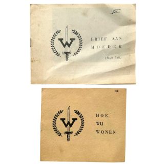Original 1945-1949 Dutch KNIL military booklets