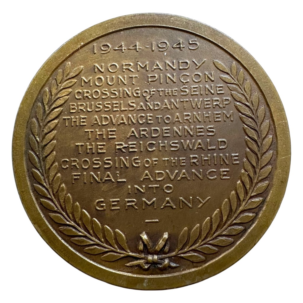 Original 1945 British XXX Corps medal WWII Normandy Arnhem Allied campaign commemorative militaria collectors medal