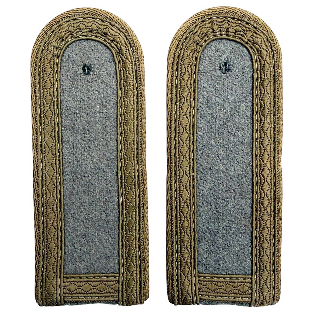 Original Cold War DDR era German NVA Unterfeldwebel Felddienst shoulder boards for combat uniform