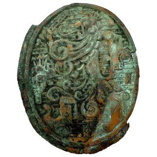 Original Pre 1940 Dutch army helmet plate relic