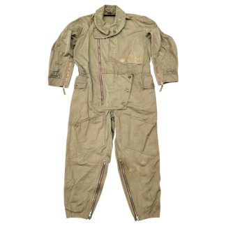 RAF 1941 Pattern Sidcot flying suit WWII Royal Air Force aircrew flight suit olive green Air Ministry 22C/776 RAF pilot flight gear.