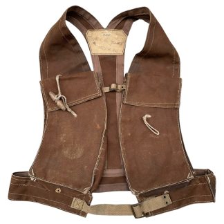 Original British WW2 Bren Assault Vest Skeleton 1944 37 Pattern webbing Bren gunner equipment