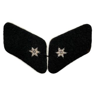 Original WWII Dutch Marechaussee 2de Luitenant collar tabs