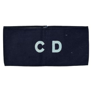 Original WWII Dutch N.B.S. 'CD' armband - militaria - binnenlandse strijdkrachten