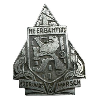 Original WWII Dutch NSB 'Voorjaarsmarsch Heerban 11-12' pin