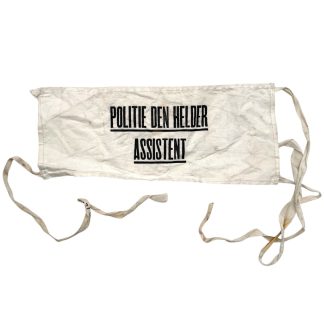 Original WWII Dutch Police assistance armband Den Helder