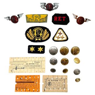 Original WWII Dutch RET Rotterdamsche Electrische Tram set