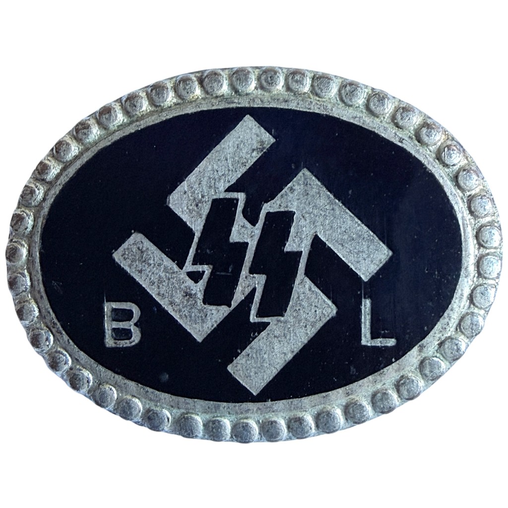 Original WWII Dutch SS BL 'Begunstigde Leden' enameled pin