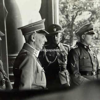 Originele foto Hendrik Seyffardt Nederlands leger generaal uniform 1940 Waffen SS Vrijwilligerslegioen Nederland WO2 verzamelobject