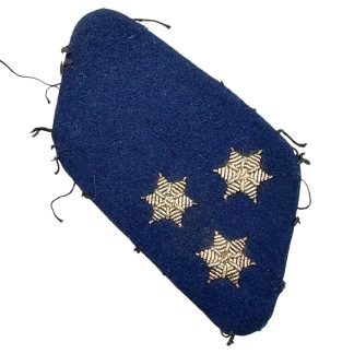 Original WWII Dutch Schalkhaar Politie (Staatspolitie) Kapitein collar tab
