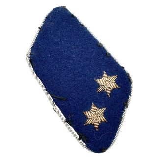 Original WWII Dutch Schalkhaar Politie (Staatspolitie) Opperluitenant collar tab