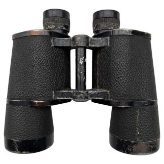 Original WWII German Dienstglas 10x50 binoculars beh Wehrmacht military field binoculars marked vintage patina