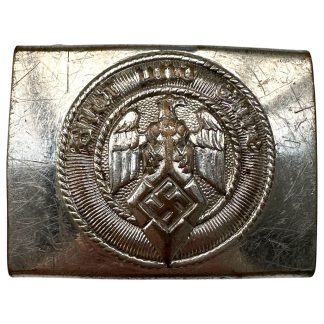Original WWII German Hitlerjugend buckle - RZM M4/24 - Overhoff & Cie