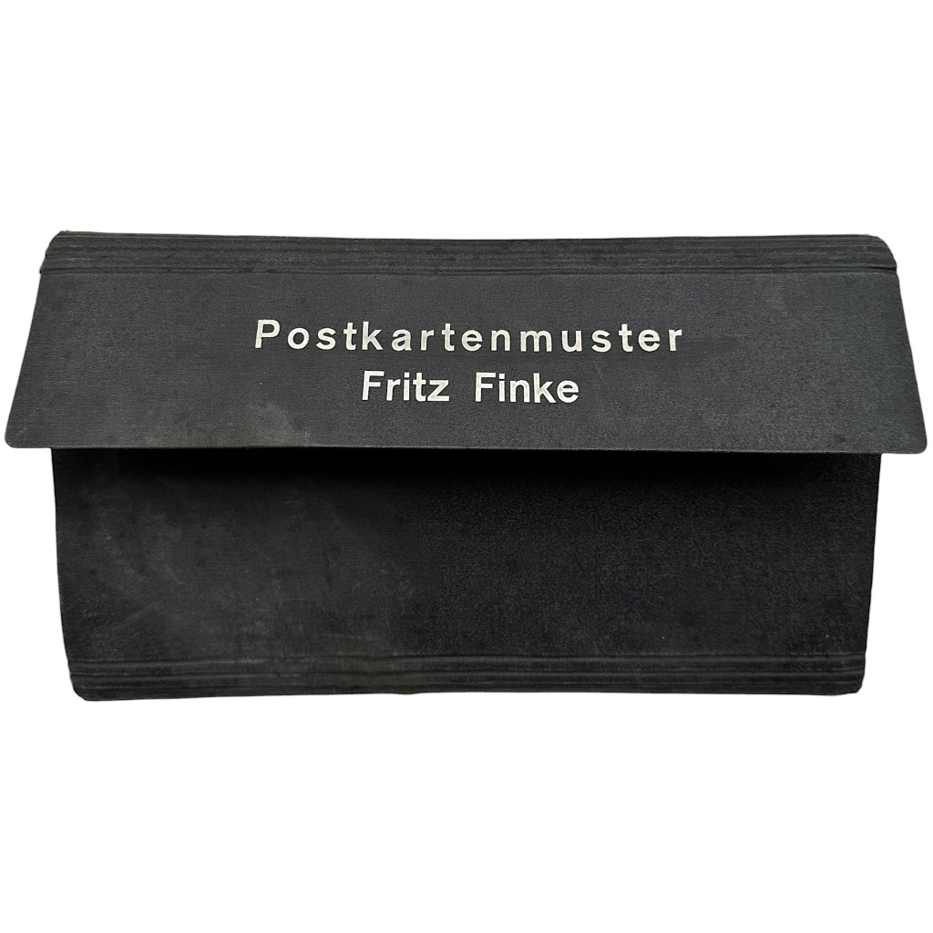 Complete Fritz Finke Kriegsmarine postcard sample album with 126 original WWII German navy postcards U-boats warships