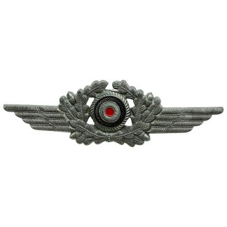 Original WWII German Luftwaffe metal visor cap cockade - militaria insignia