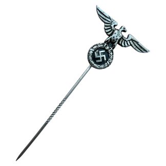 Original WWII German NSDAP tie pin with eagle and swastika – Third Reich German militaria collectible