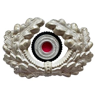Original WWII German Wehrmacht cockade with oak leaf wreath schirmmütze visor cap insignia German militaria collectors