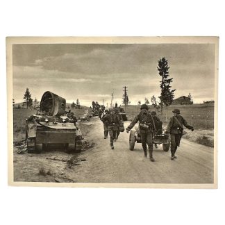 Original WWII German Waffen-SS postcard '11. SS Gebirgsdivision Nord'