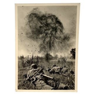 Original WWII German Waffen-SS postcard 'Unsere Waffen-SS'