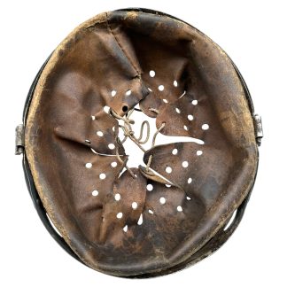 Original WWII German helmet liner Schuberth Werke 1939 size 64 56 Wehrmacht liner