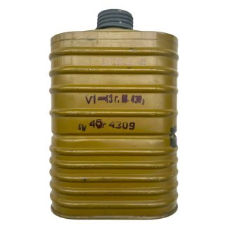 Original Soviet gas mask filter 1943 with 1945 inspection stamp Russian WWII militaria Red Army gas mask filter canister