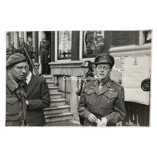 Original WWII Dutch liberation photo Amsterdam - Prins Bernhard