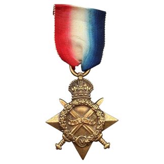 Original WW1 British 1914-1915 Star medal - South African Veterinary Corps
