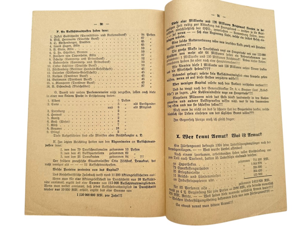 Original 1930 German NSDAP early propaganda brochure 'Wählt Hitler Deutsches Volk erwache' - Image 7