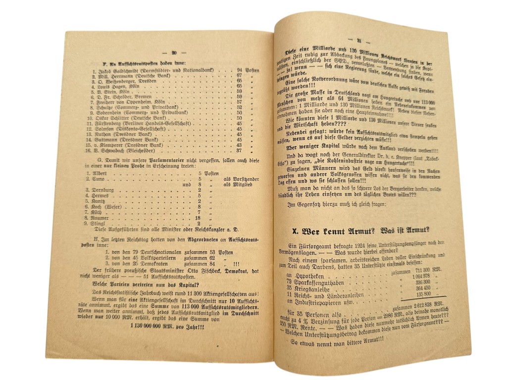 Original 1930 German NSDAP early propaganda brochure 'Wählt Hitler Deutsches Volk erwache' - Image 8