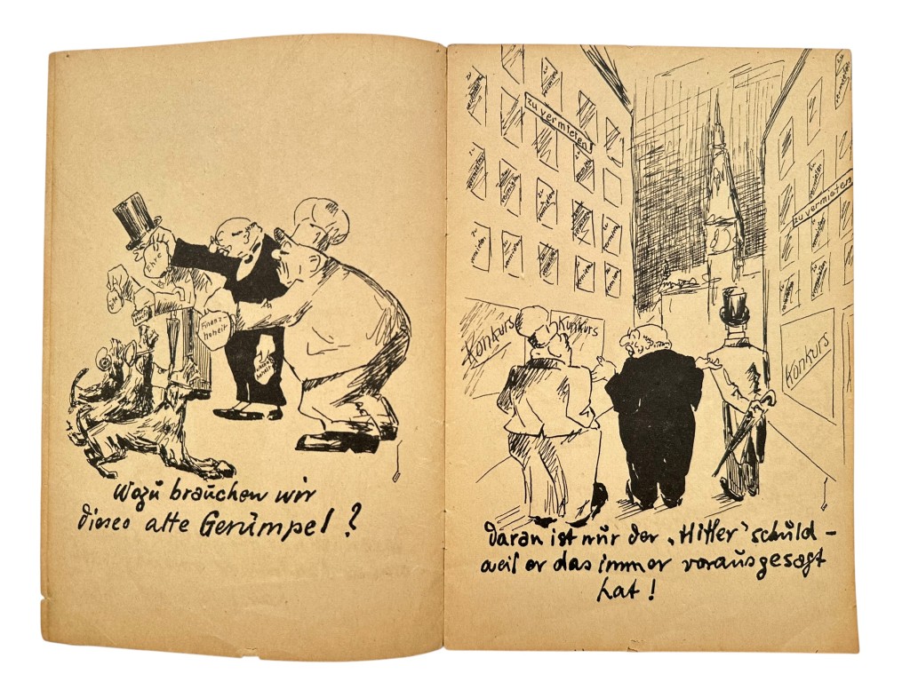 Original Early 1930s German NSDAP brochure 'Öffnet das Tor wieder!' - Image 5