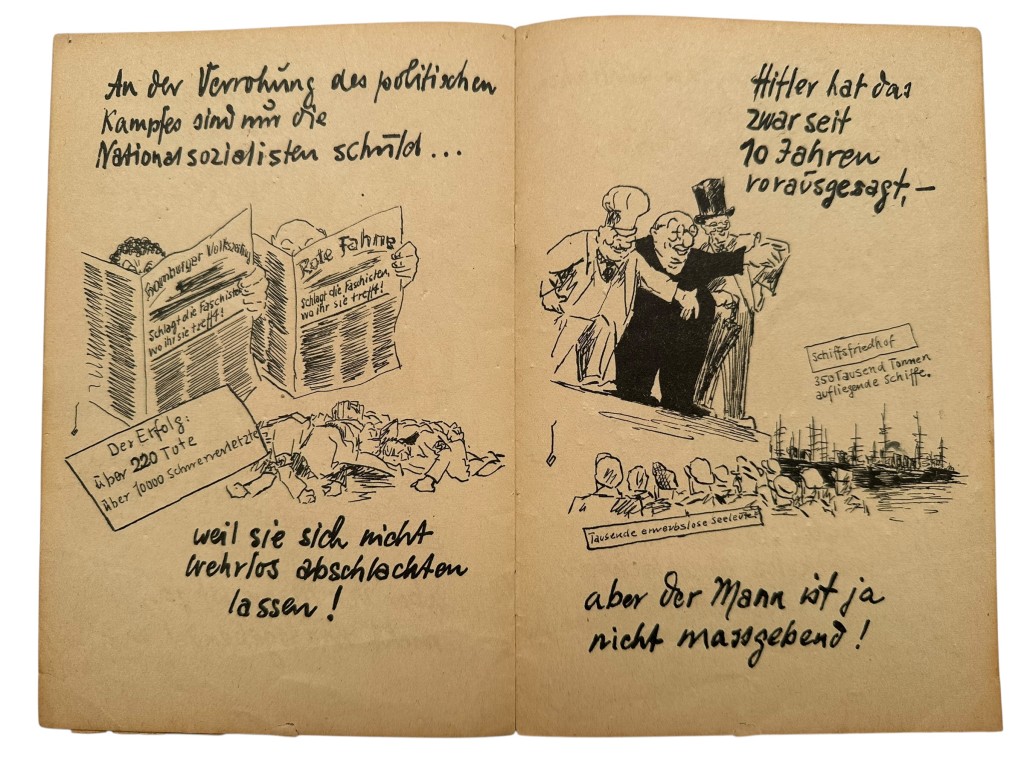 Original Early 1930s German NSDAP brochure 'Öffnet das Tor wieder!' - Image 7