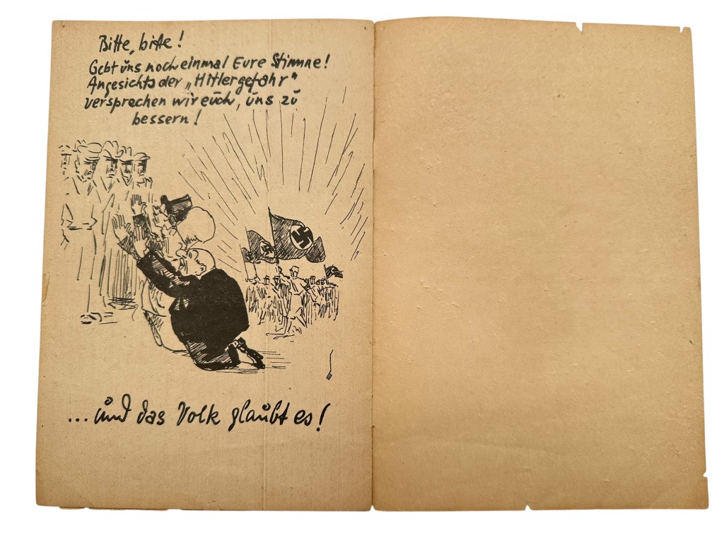 Original Early 1930s German NSDAP brochure 'Öffnet das Tor wieder!' - Image 8