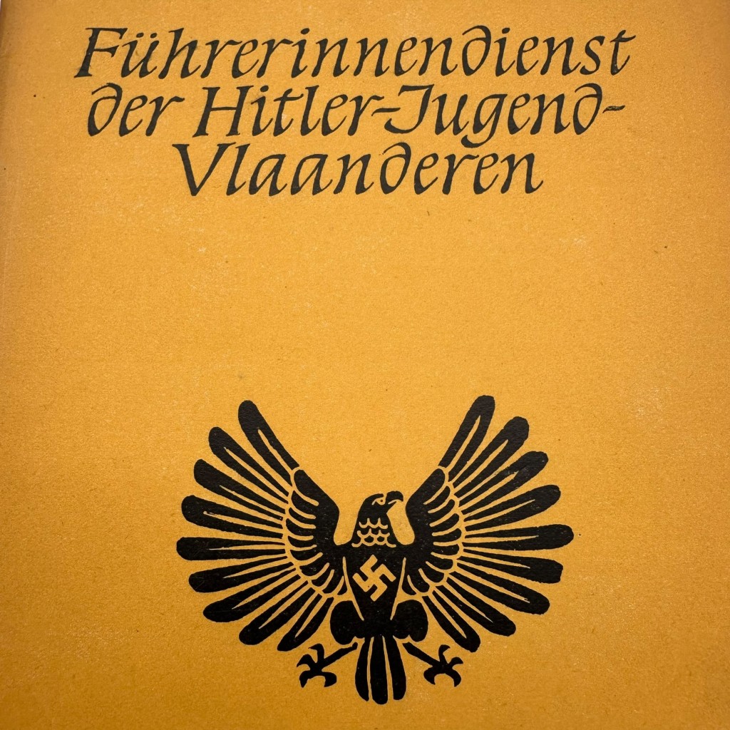 Original WWII Flemish Hitlerjugend brochure 'Führerinnendienst der Hitler-Jugend Vlaanderen'