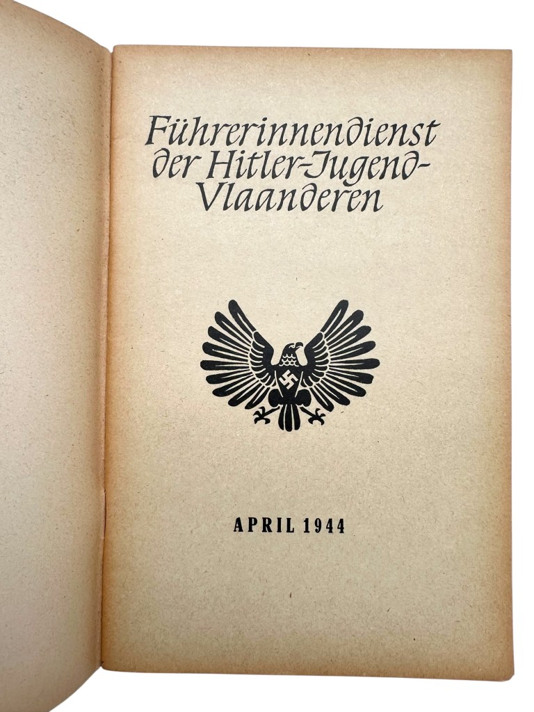 Original WWII Flemish Hitlerjugend brochure 'Führerinnendienst der Hitler-Jugend Vlaanderen' - Image 3