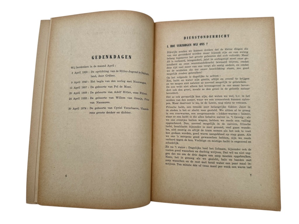 Original WWII Flemish Hitlerjugend brochure 'Führerinnendienst der Hitler-Jugend Vlaanderen' - Image 6