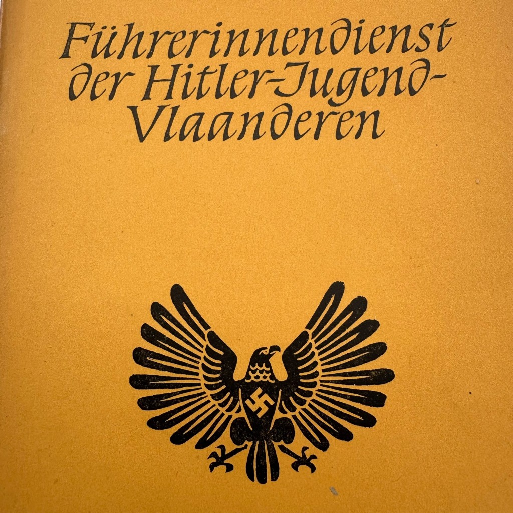 Original WWII Flemish Hitlerjugend brochure 'Führerinnendienst der Hitler-Jugend Vlaanderen'