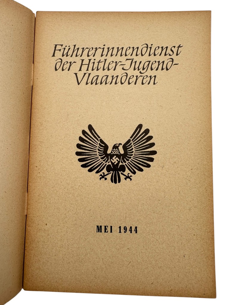 Original WWII Flemish Hitlerjugend brochure 'Führerinnendienst der Hitler-Jugend Vlaanderen' - Image 3